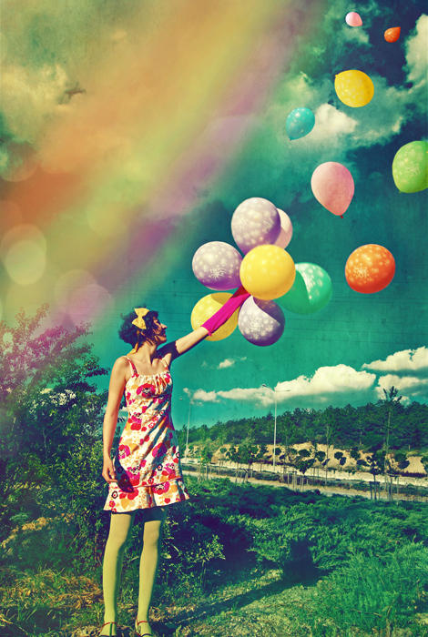 I Want to Fly With Rainbow