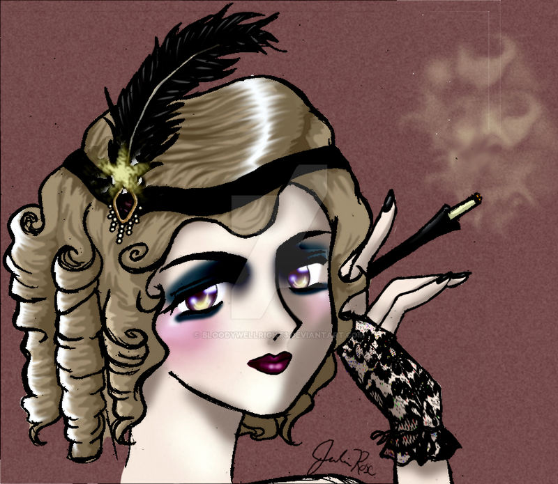 Deviantart Flapper Lady Flapper by BloodyWellRight3 on DeviantArt