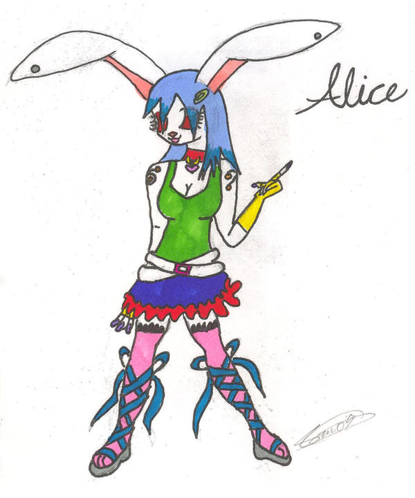 Alice the Rabbit NUMBER 1 by Razzle-The-Dazzle on DeviantArt