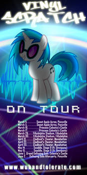 Vinyl Scratch Tour Poster