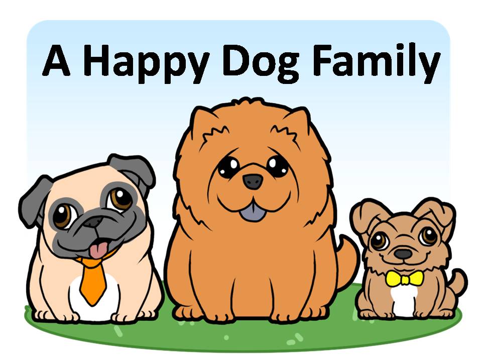 Happy Dog Family