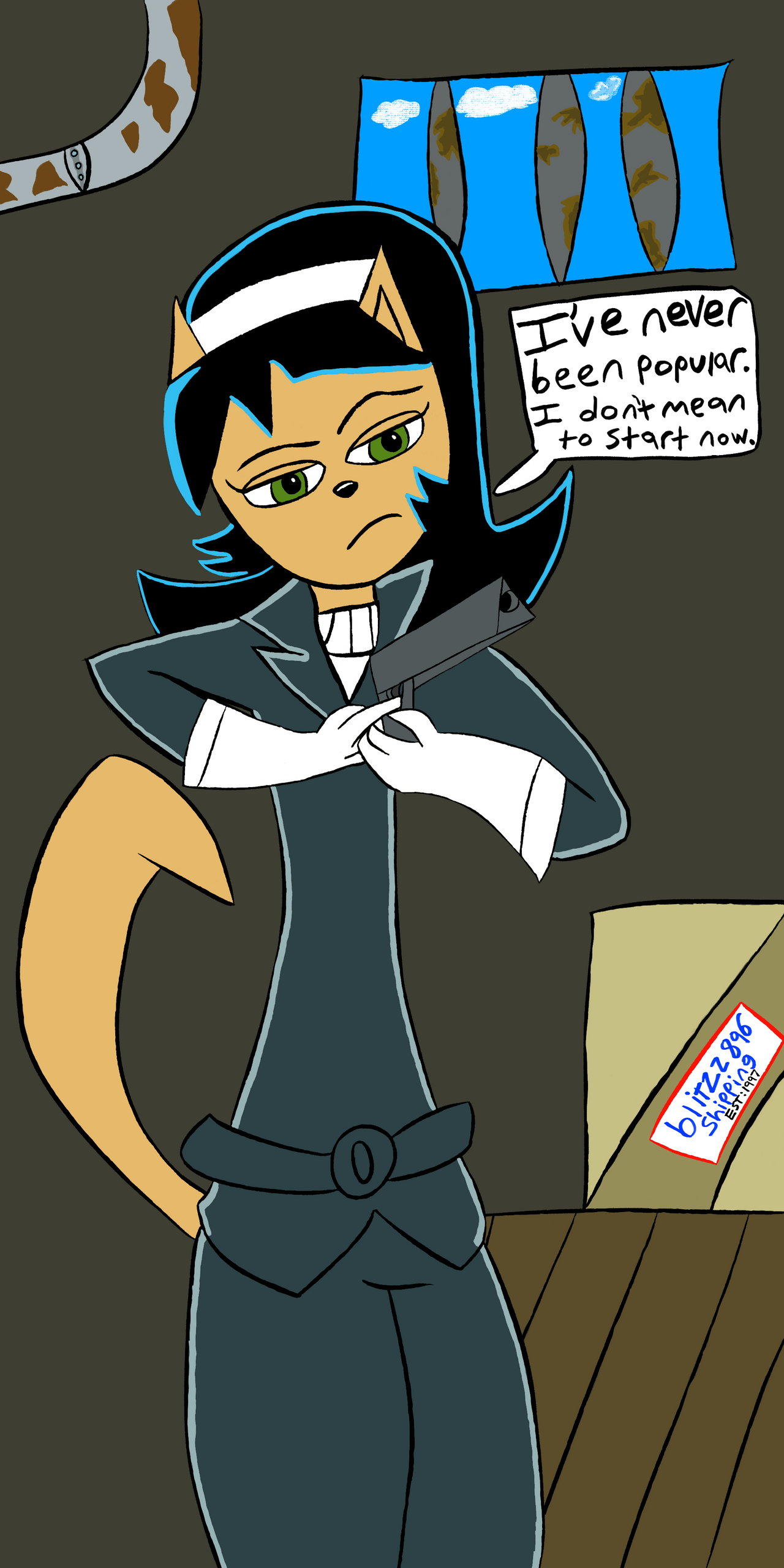 Kitty Katswell vs Dimitri Rascalov by blitzz896 on DeviantArt