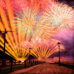 Splash of Fireworks by BluNeon