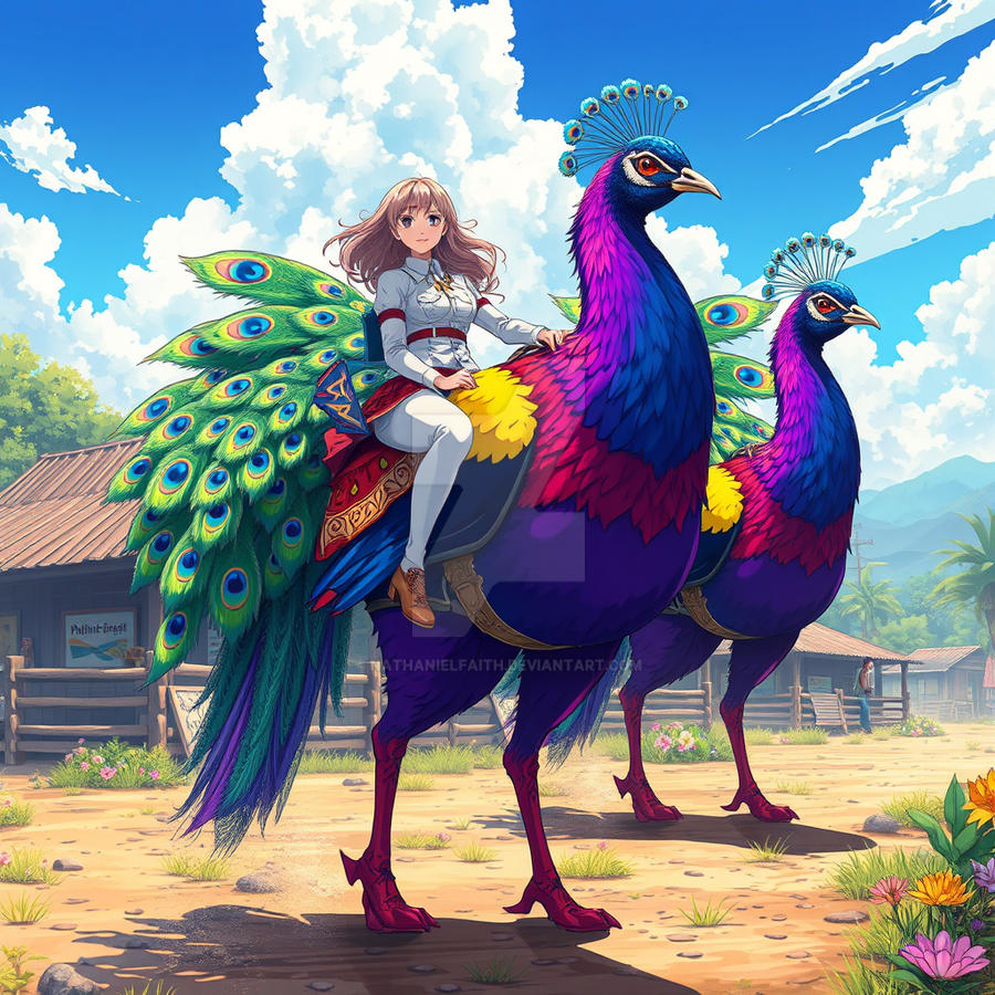 Peacock Spring Rider The peacock rider ranch 3 by NathanielFaith on DeviantArt