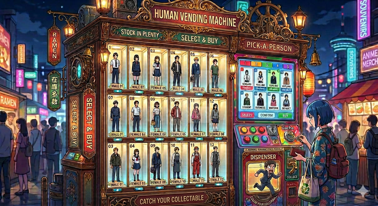 Human Cash Machine Human vending machine by NathanielFaith on DeviantArt