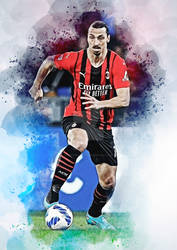 A3 Zlatan Ibrahimovic AC Milan