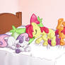 CutieMarkCrusaders are sleeping
