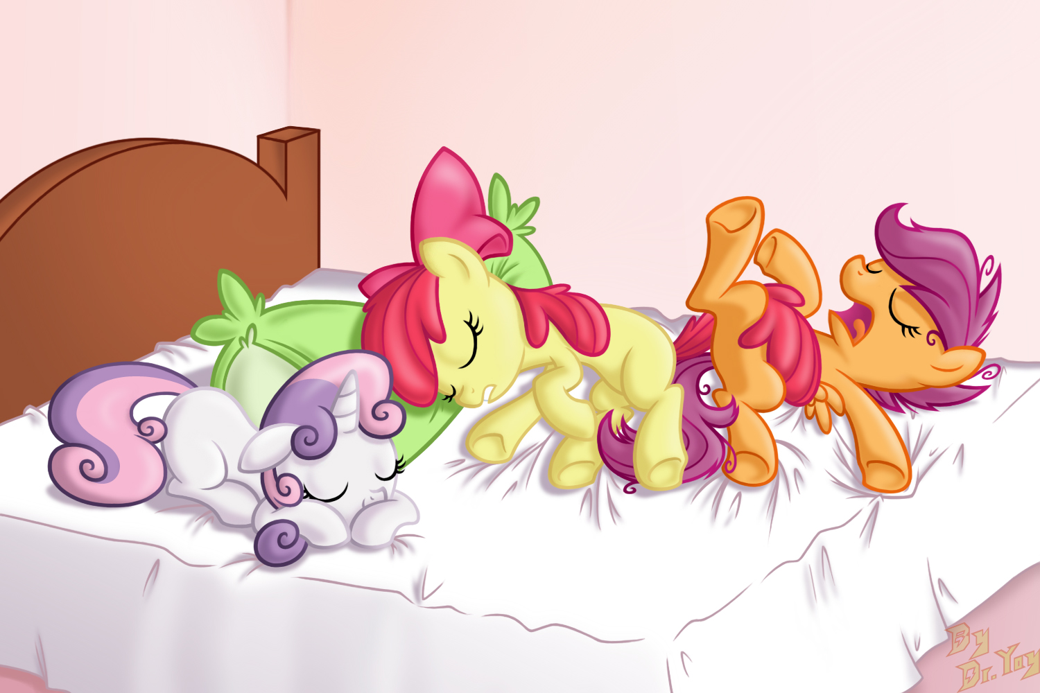 CutieMarkCrusaders are sleeping