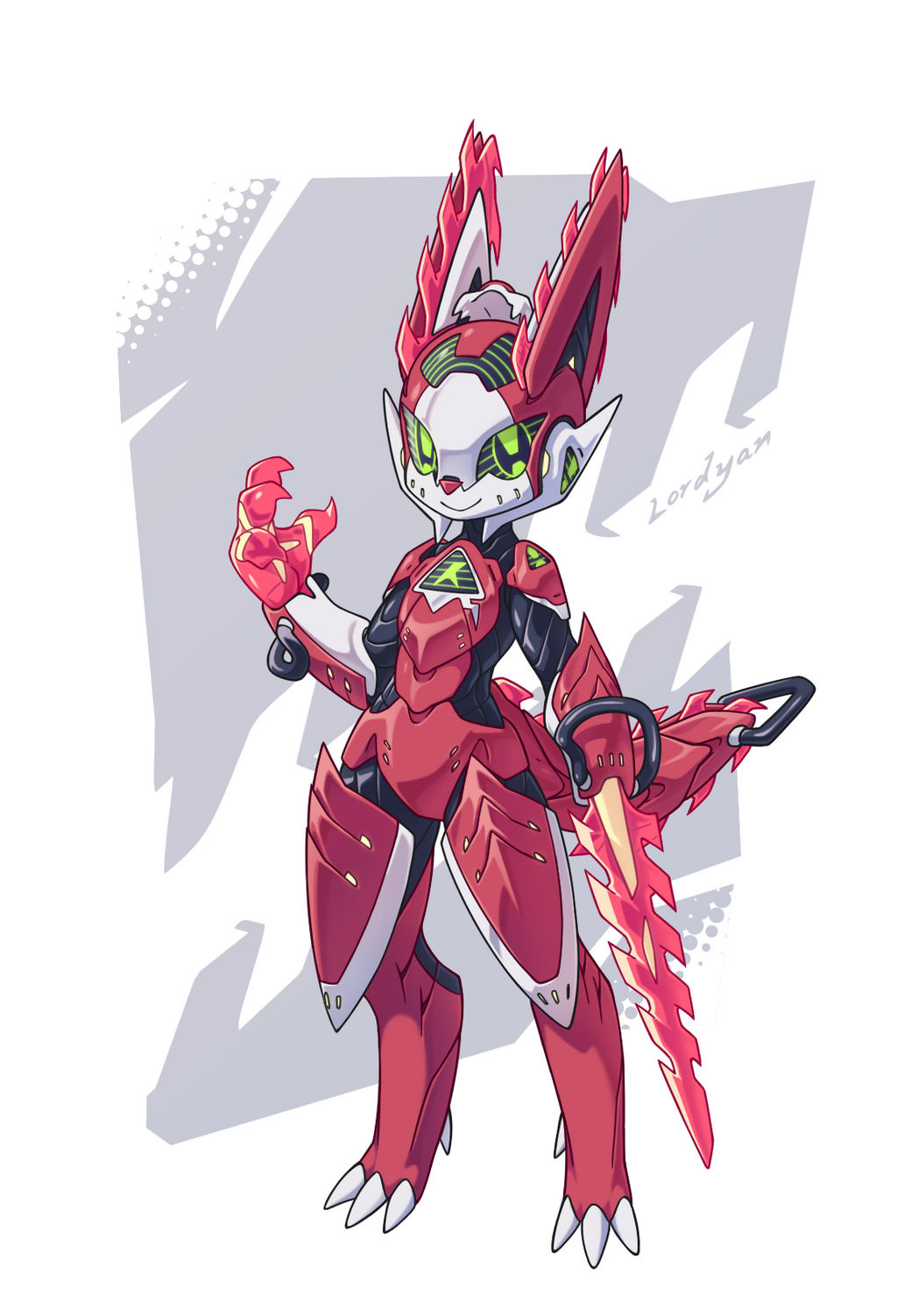 Rex the android rabbit by LordYanYu on DeviantArt