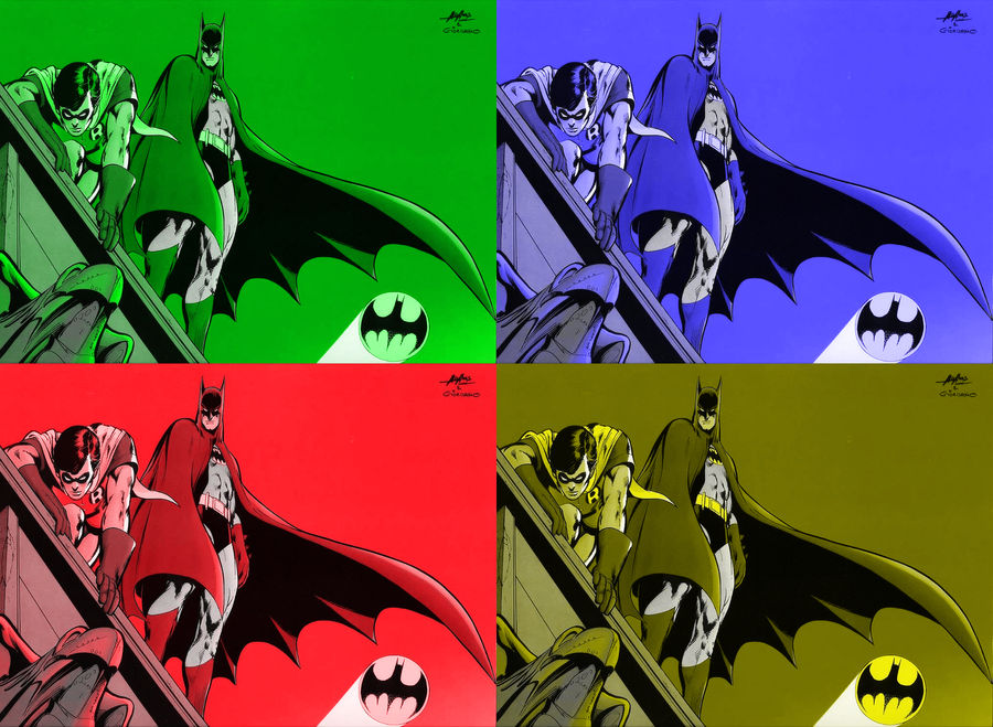 Batman Reverse Colors Batman Color Wheel
