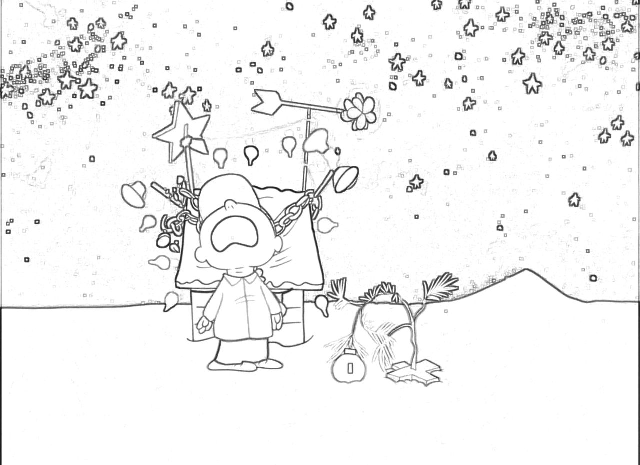 Charlie Brown Tree Coloring Page by Richard67915 on DeviantArt