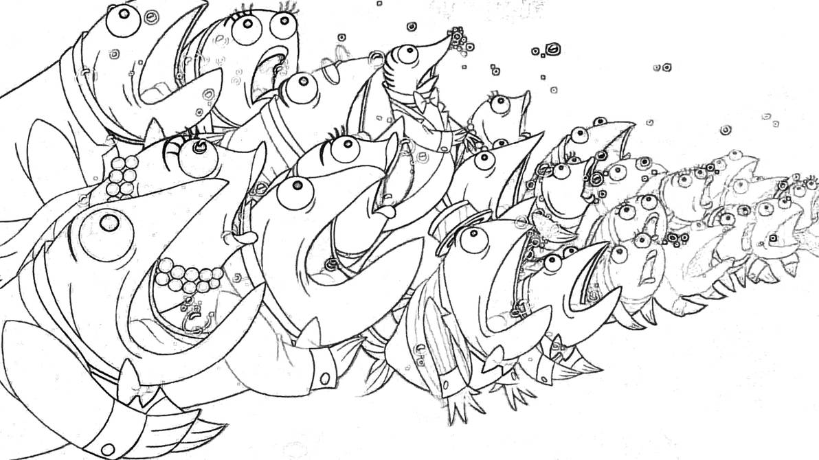 Scared Fish Template Scared fish color by Richard67915 on DeviantArt