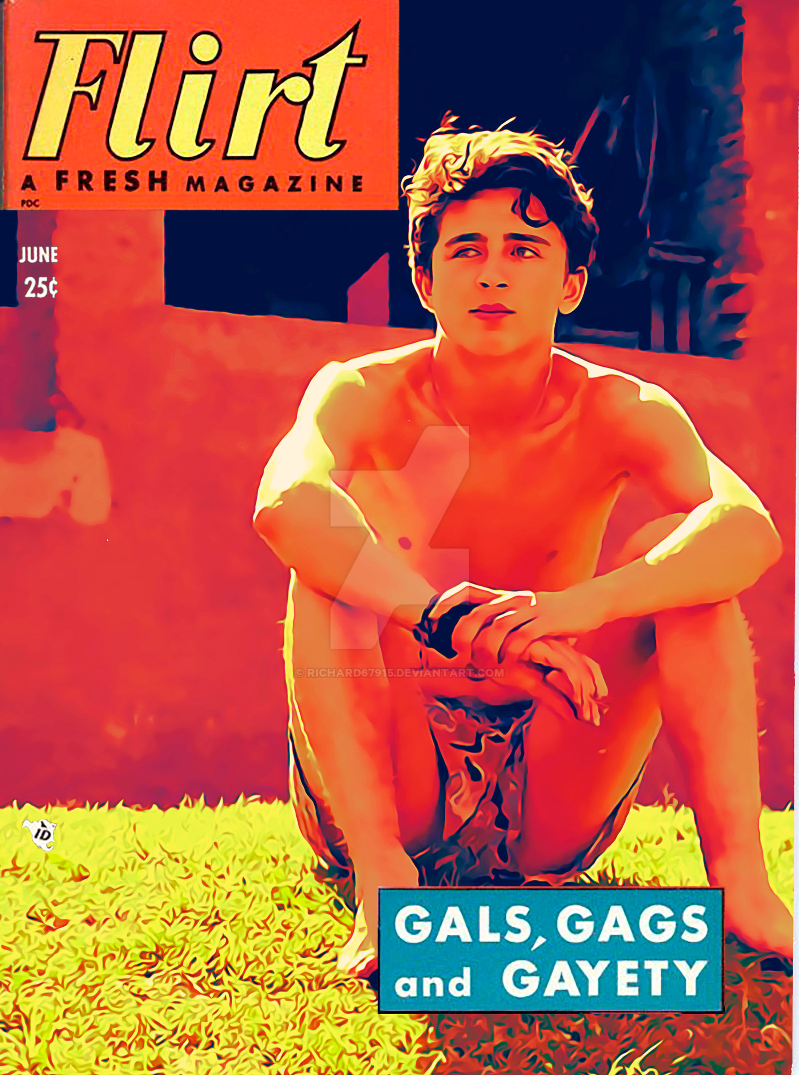 FLIRT MAGAZINE Chalamet COVER by Richard67915 on DeviantArt