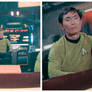 Kirk Sulu Spock 3 Panel