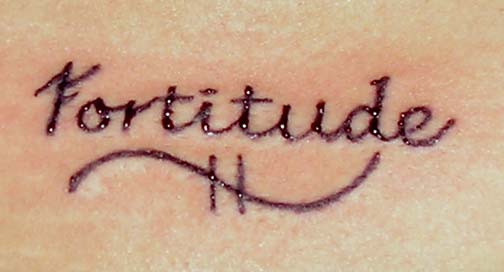 fortitude tattoo by hoviemon on DeviantArt