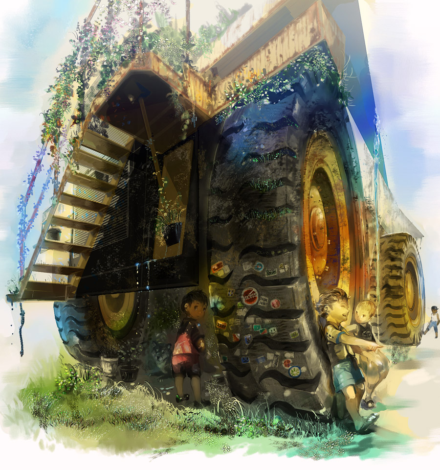 humongous dump car by amatoy