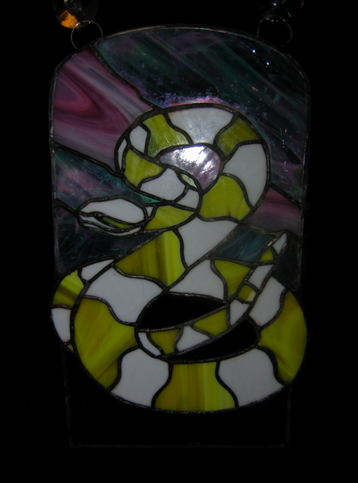 Stained Glass Snake