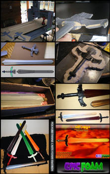 Polyurethane Foam Swords