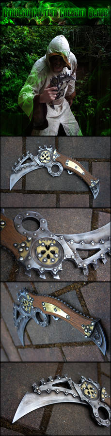 Cthulhu Cultist Cresent Blade