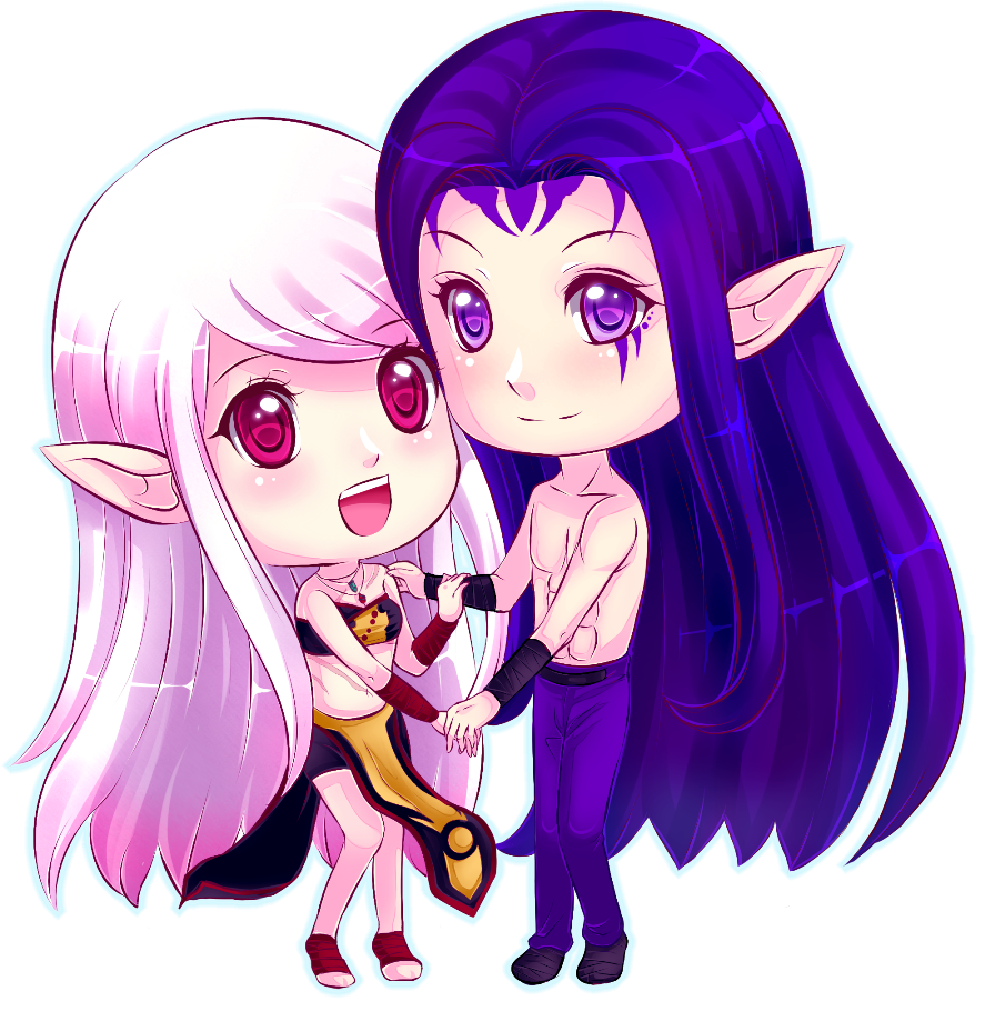 Commission: Rayne and Abbadon