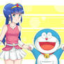 Doraemon with Shizuka and Sophia