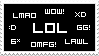 LOL stamp static by sahwar