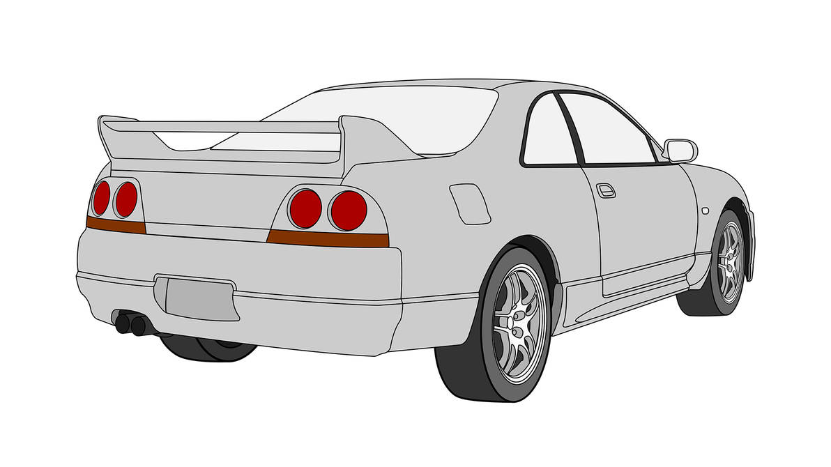 Nissan Skyline Gtr R33 by InkscapeCars on DeviantArt