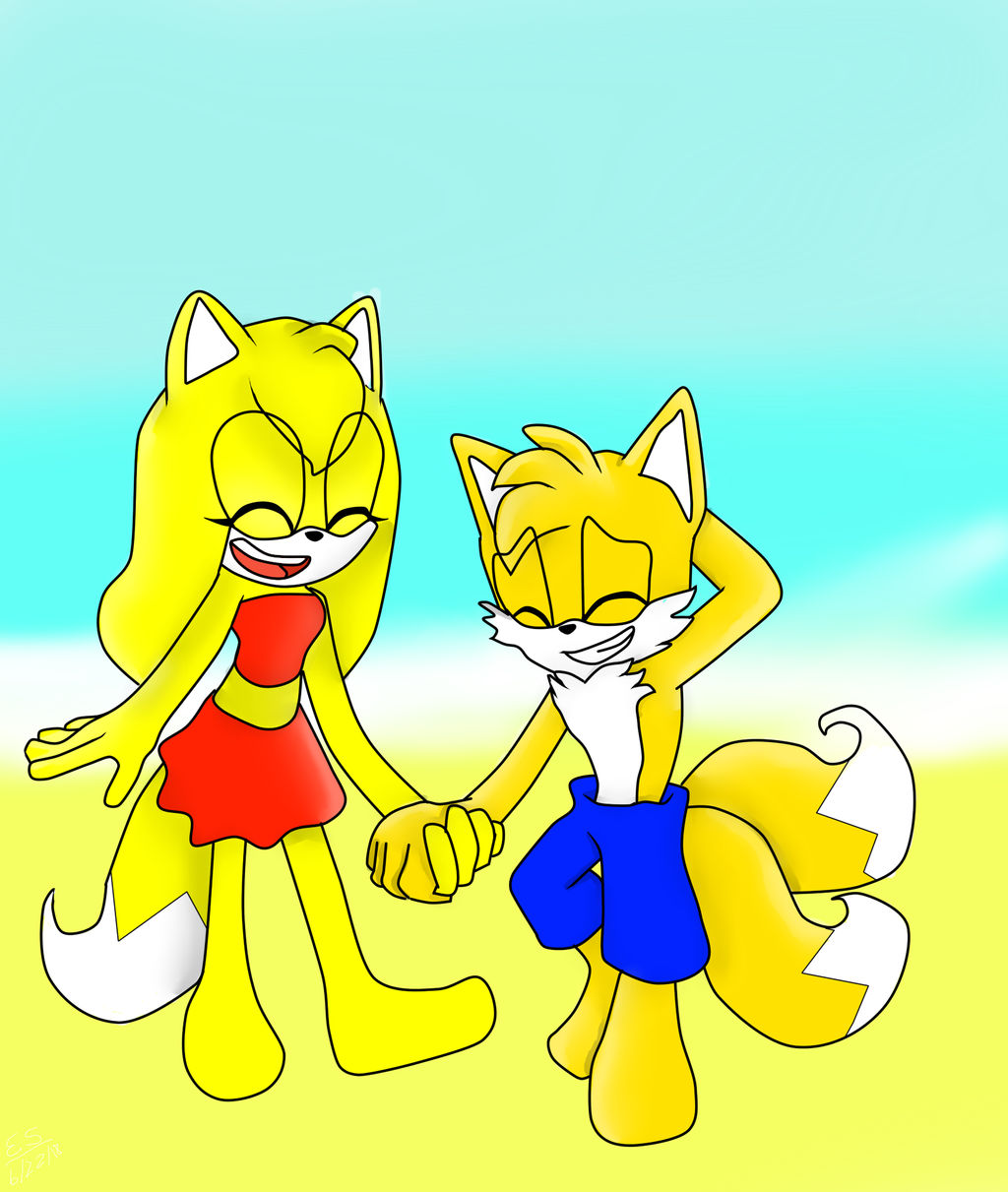 Zooey X Tails (beach)