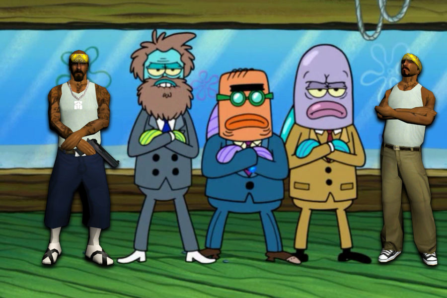 Vagos Deviantart Vagos gang g Squidward Lawyers by nagato145 on DeviantArt