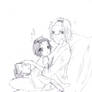Hayato and his daughter