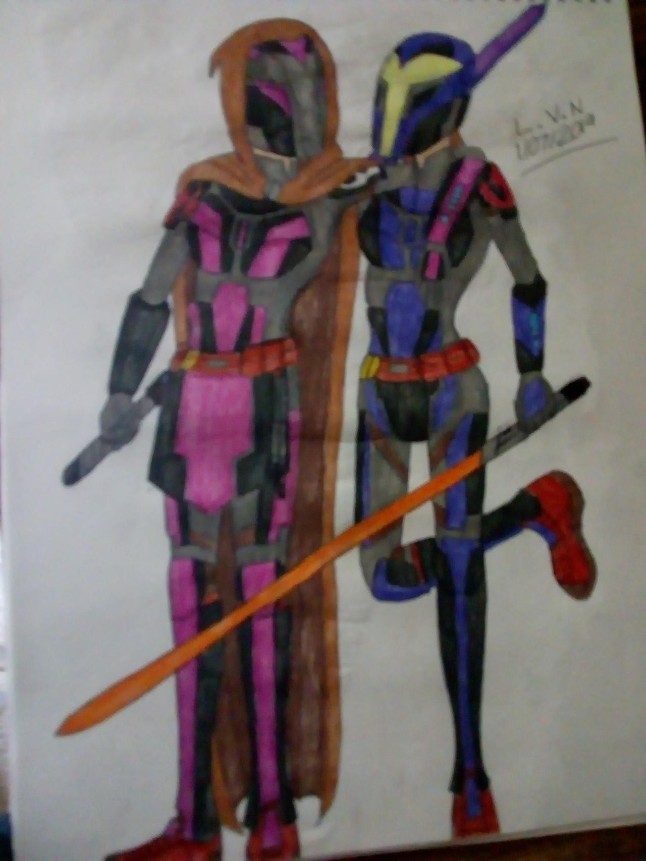 Zoey and Ava by LordVaderNihilus on DeviantArt