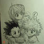 The three from Hunter X Hunter