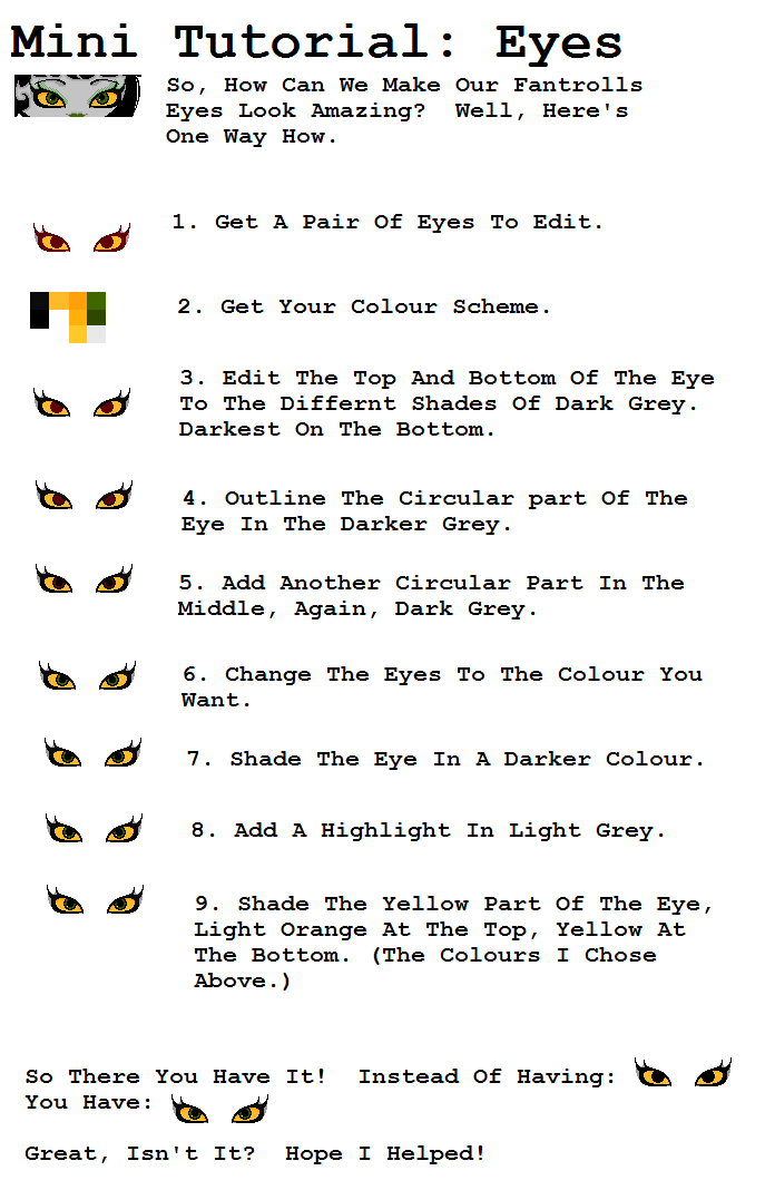 Mini Tutorial: Eyes.