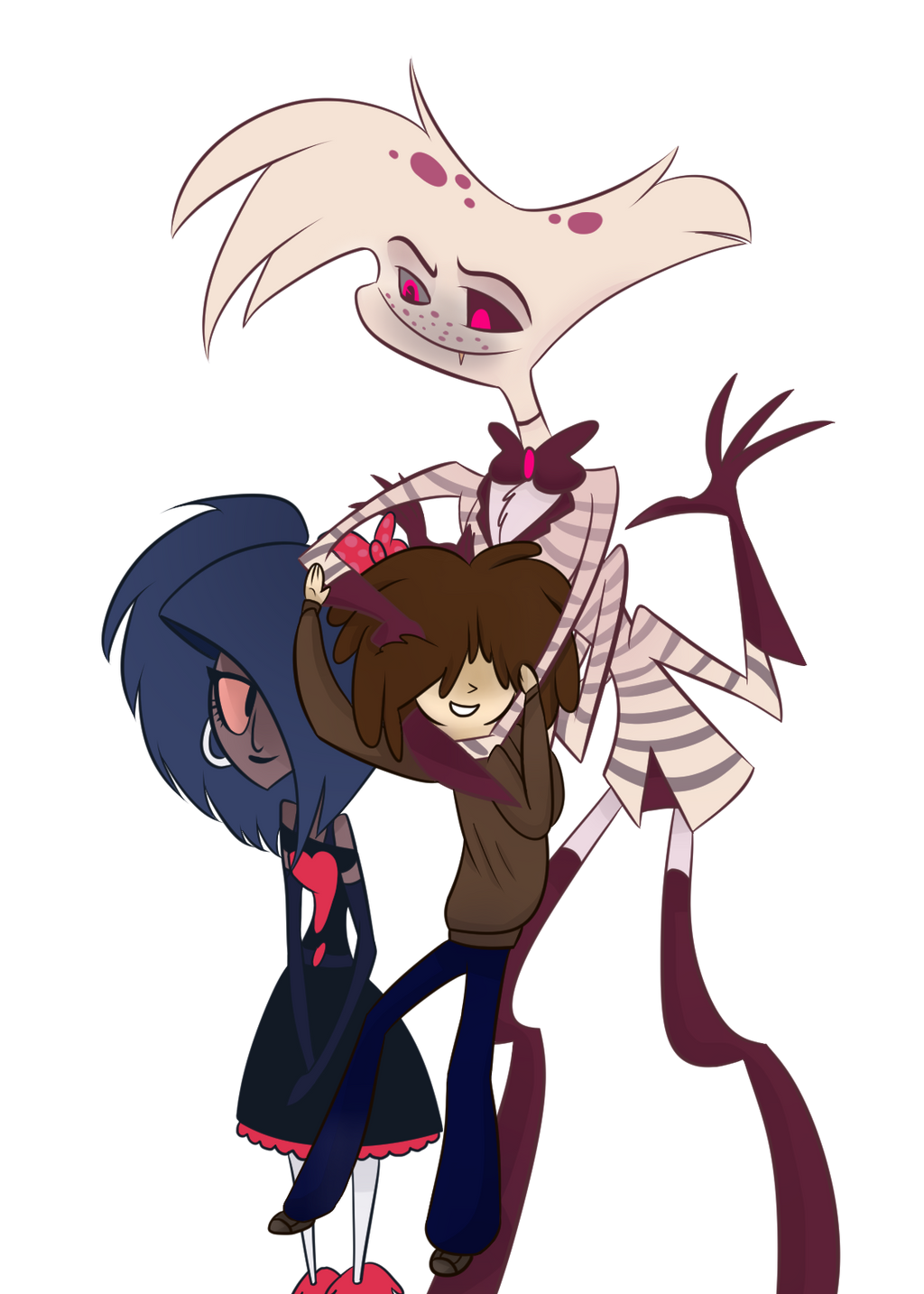Hazbin Hotel Au An Unusual Family By Wielderofblueflames