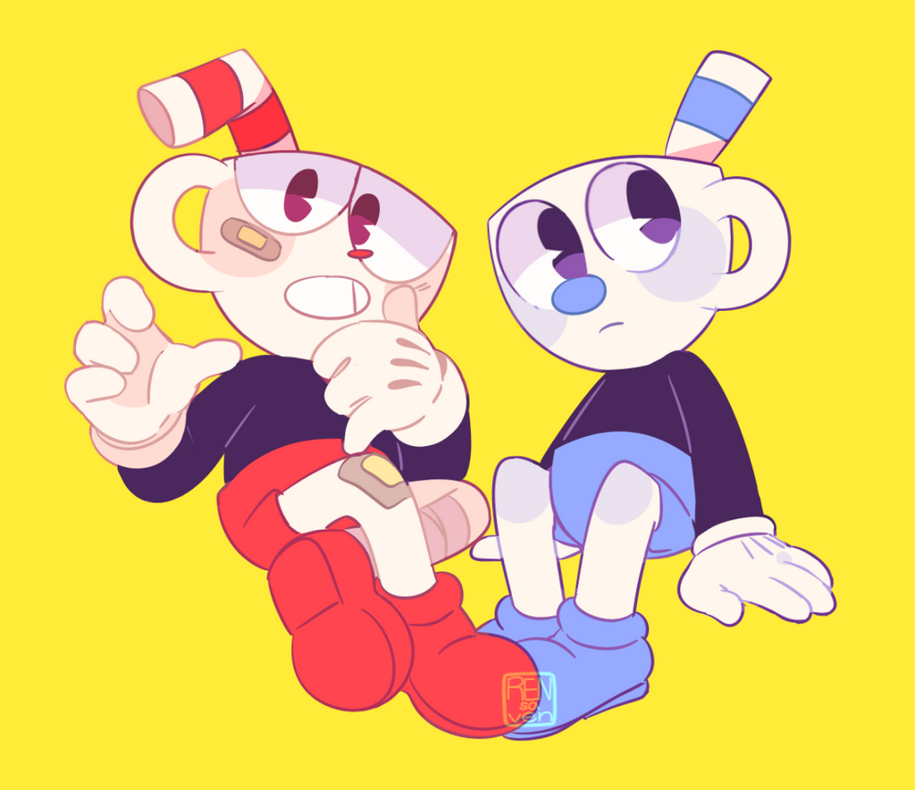 Tehfa. cuphead and mugman by Rensaven on DeviantArt. cuphead and mugman by ...