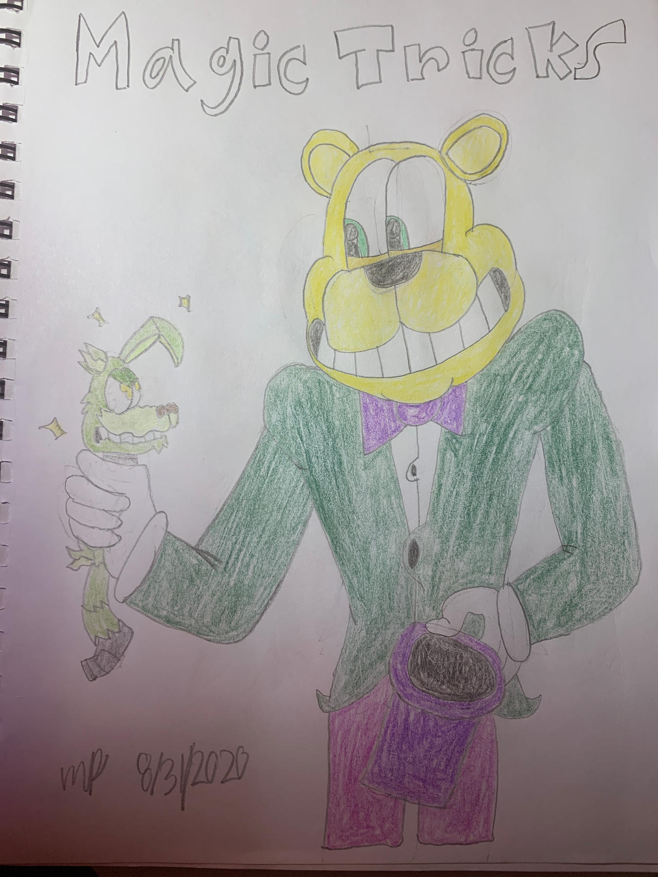 Spring Trap Proxy Magic Springtrap and Fredbear in Magic Tricks by Gamingpuppydog on DeviantArt