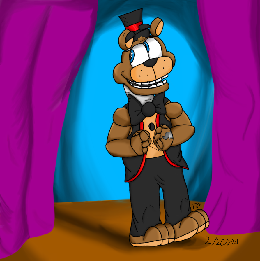 FNAF+ Freddy Fazbear (again..) by Gamingpuppydog on DeviantArt