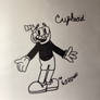 Cuphead doodle I did in a Sharpie