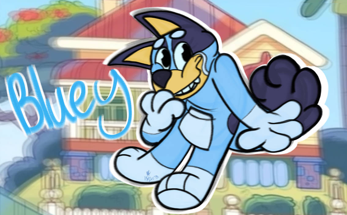 Bluey! (Fanart-) by Gamingpuppydog on DeviantArt