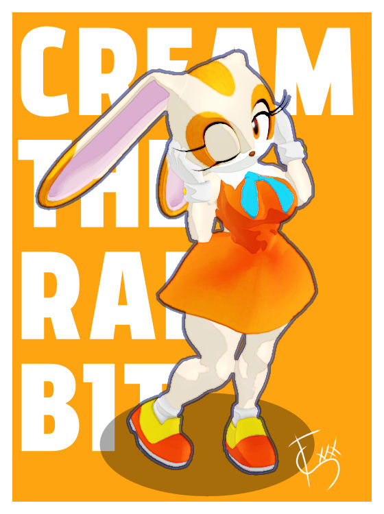 Cream Rabbit Ballet Deviantart Cream the Rabbit Retro Art style by Ramses200 on DeviantArt