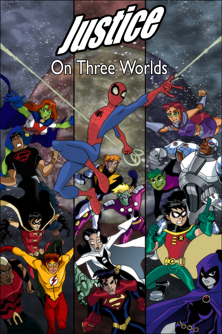 photo Young Justice Justice League Crossover Fanfiction young justice on three worlds by