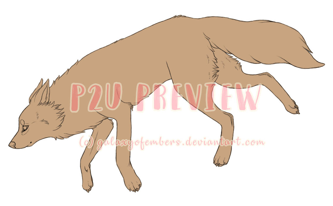 P2U floaty wolf by galaxyofembers on DeviantArt