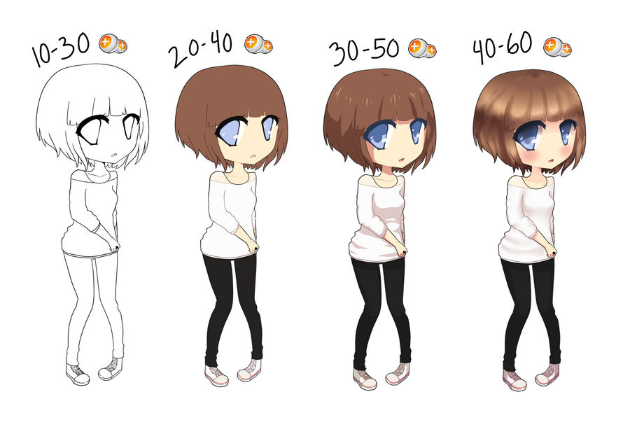 Commission examples Chibi by Pemiin on DeviantArt