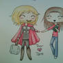 Chibi Thor and Jane