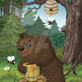 Bear with honey