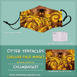 Otter Tentacles Face Mask by Chumbasket