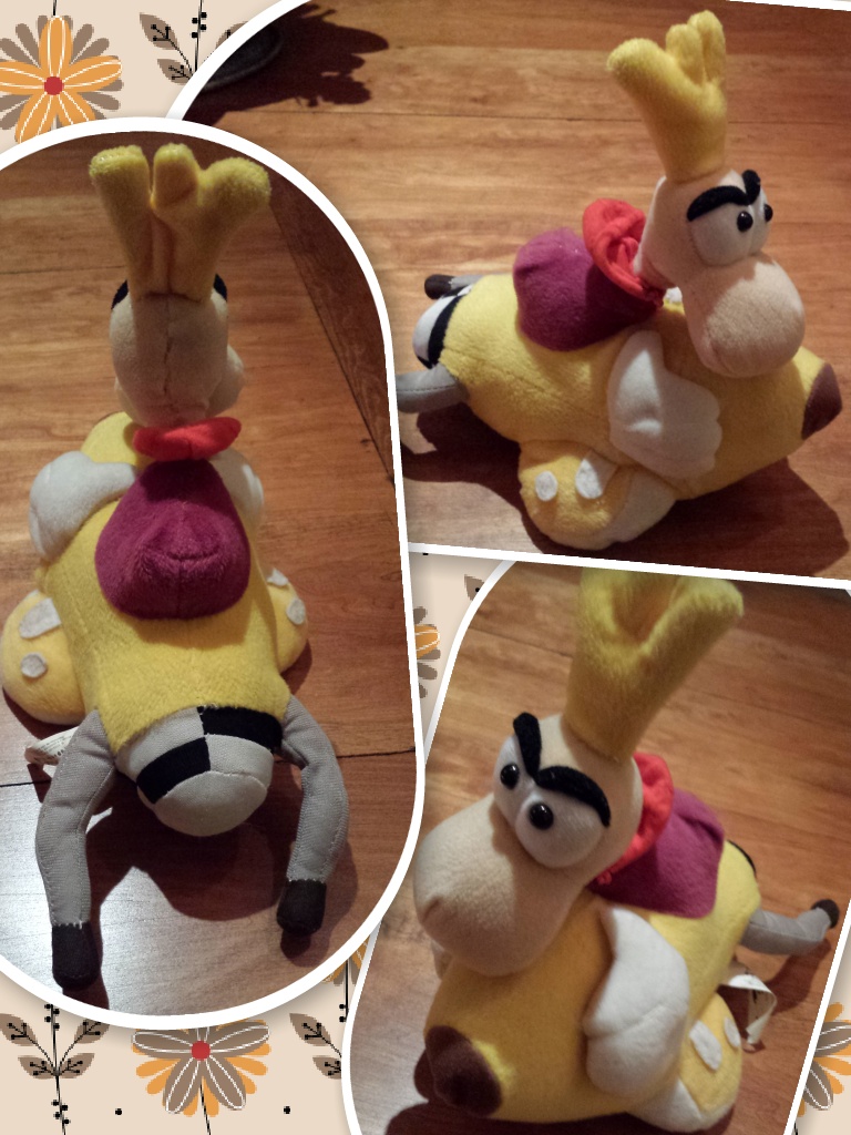 Rayman Riding The Shell Rayman Walking Shell Plush Toy by frozendragonflames on DeviantArt