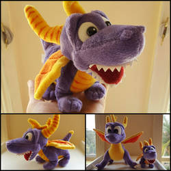 Super Rare Open Mouth Spyro Plush Toy!