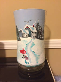 Christmas Vase