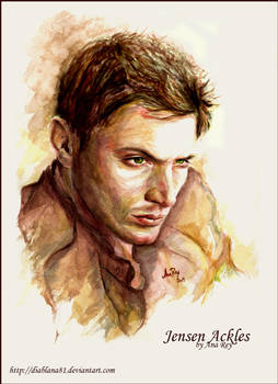 Jensen Ackles. Watercolors